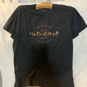 Coach Black Short Sleeve Tee